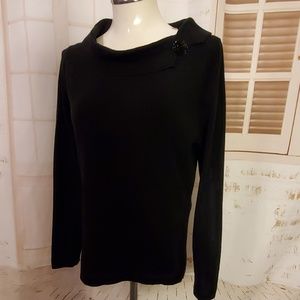 John Paul Richard sweater with sequins.